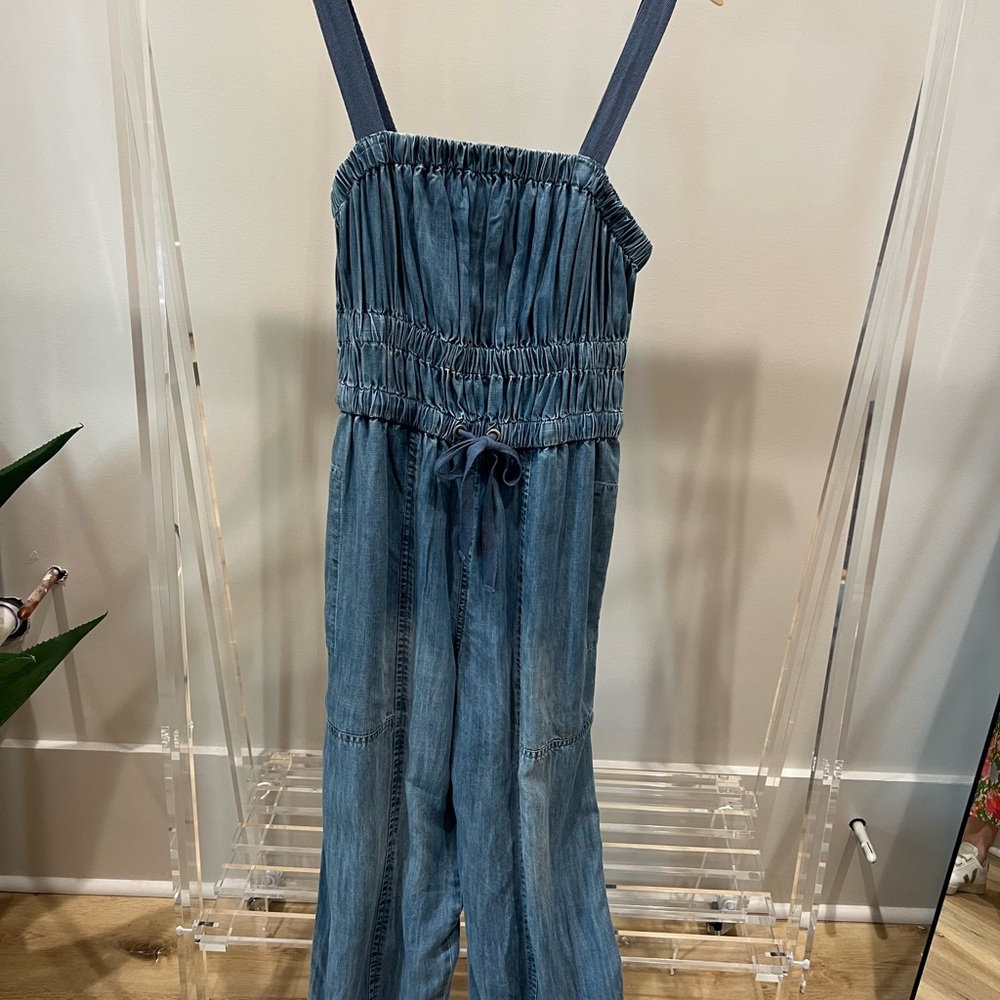 Elan Blue Denim Jumpsuit